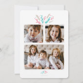 Hij is Risen Easter 4 Photo Flat Kaart (Achterkant)