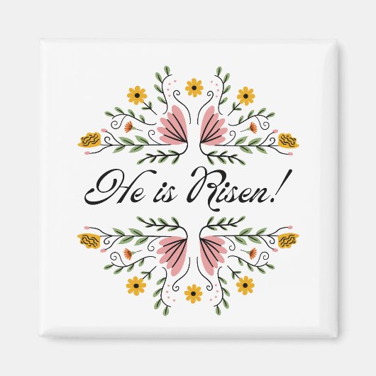 Hij is Risen Easter Magneet (Voorkant)