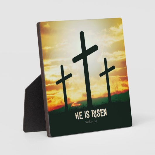 HIJ IS RISEN - EENVOUDIGERE ILLUSTRATIE FOTOPLAAT (Voorkant)