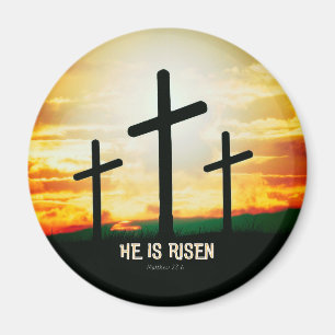 HIJ IS RISEN - EENVOUDIGERE ILLUSTRATIE MAGNEET
