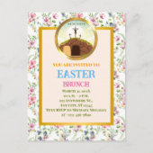 Hij is Risen en Viering van de Verrijzenis zondag Briefkaart (Voorkant)