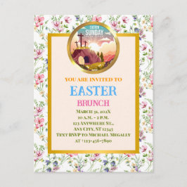 Hij is Risen en Viering van de Verrijzenis zondag Briefkaart