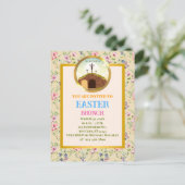 Hij is Risen en Viering van de Verrijzenis zondag Briefkaart (Staand voorkant)