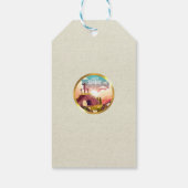 Hij is Risen en Viering van de Verrijzenis zondag Cadeaulabel (Achterkant)