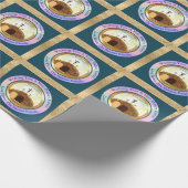 Hij is Risen en Viering van de Verrijzenis zondag Cadeaupapier (Hoek)