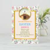 Hij is Risen en Viering van de Verrijzenis zondag Kaart (Staand voorkant)