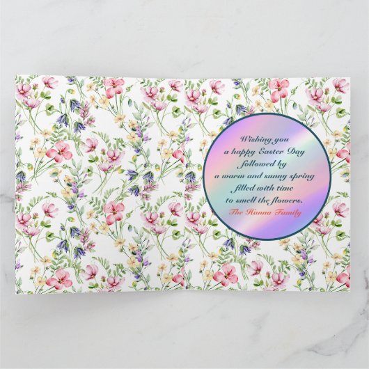 Hij is Risen en Viering van de Verrijzenis zondag Kaart (Binnen)