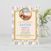 Hij is Risen en Viering van de Verrijzenis zondag Kaart (Staand voorkant)