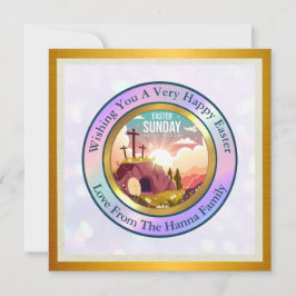 Hij is Risen en Viering van de Verrijzenis zondag Kaart