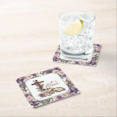 Hij is Risen Floral Cross met Bijbel Kartonnen Onderzetters (Insitu)