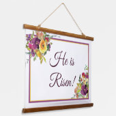 Hij is risen hangend wandkleed (Gebogen)