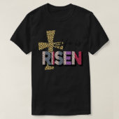 Hij is Risen Happy Pasgebarsten Vrouw T-shirt (Design voorkant)