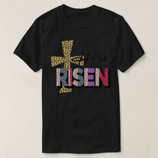 Hij is Risen Happy Pasgebarsten Vrouw T-shirt (Design voorkant)