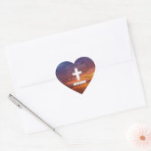 Hij is Risen Hart Sticker (Envelop)