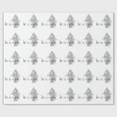 hij is risen jesus christ easter lds mormon cadeaupapier (Vlak)