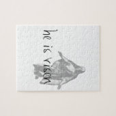 hij is risen jesus christ easter lds mormon legpuzzel (Horizontaal)