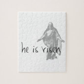 hij is risen jesus christ easter lds mormon legpuzzel (Verticaal)