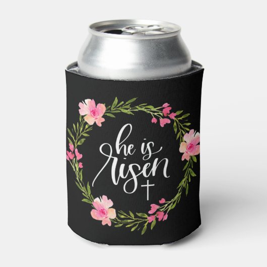 Hij is Risen Jesus Christelijk Happy Pasal Wr Blikjeskoeler (Blikje Voorkant)