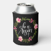 Hij is Risen Jesus Christelijk Happy Pasal Wr Blikjeskoeler (Blikje Achterkant)