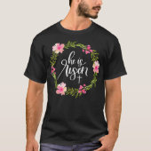 Hij is Risen Jesus Christelijk Happy Pasal Wr T-shirt (Voorkant)