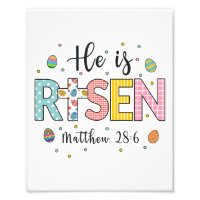 Hij is Risen Jesus Christelijk Happy Pasen
