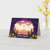 Hij is Risen Kaart (Gele Bloem)