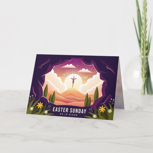 Hij is Risen Kaart (Voorkant)