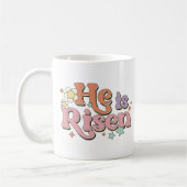 Hij is Risen Koffiemok (Links)