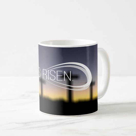 Hij is Risen Koffiemok (Voorkant rechts)