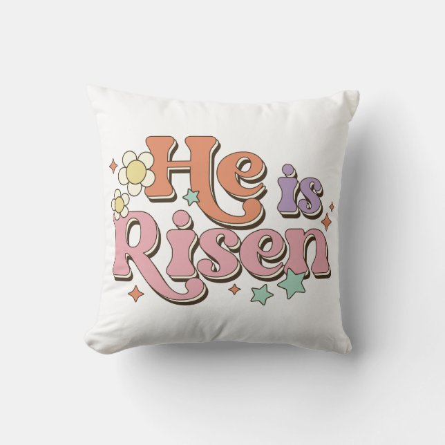 Hij is Risen Kussen (Voorkant)