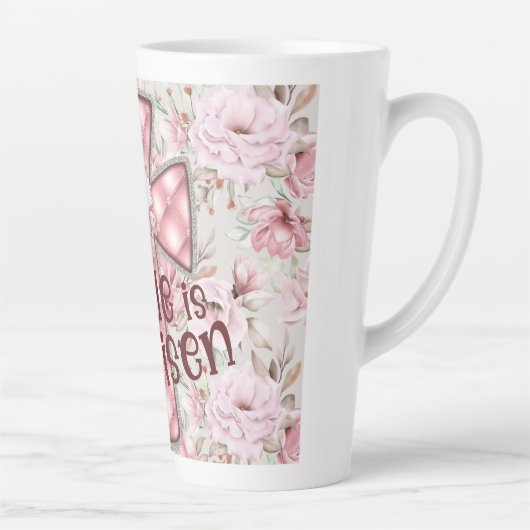 Hij is Risen Latte Mok (Rechts)