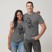 Hij is Risen Leopard Cross  Happy Pasen 202 T-shirt (Unisex)