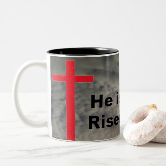 Hij is Risen Mok (Met donut)
