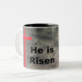 Hij is Risen Mok (Voorkant links)