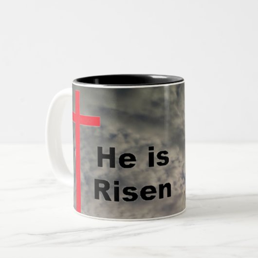Hij is Risen Mok (Voorkant links)