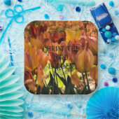 Hij is Risen papieren borden Papieren Bordje (Feest)