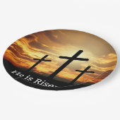 Hij is Risen Papieren Bordje (Gekanteld)
