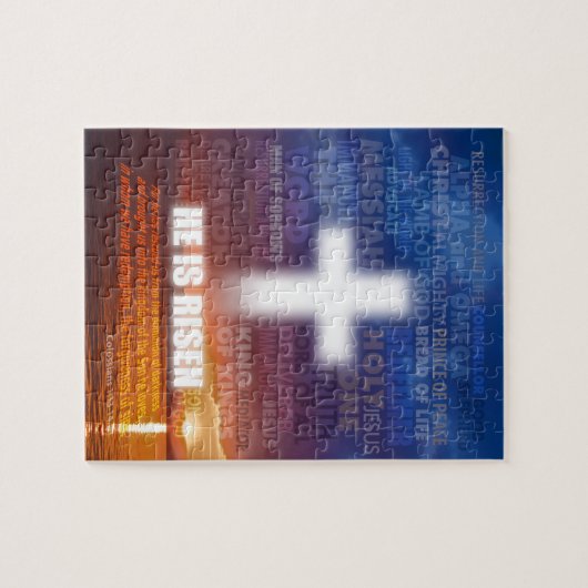 Hij is Risen - Pasen Legpuzzel (Horizontaal)