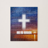 Hij is Risen - Pasen Legpuzzel (Verticaal)