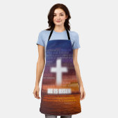 Hij is Risen - Pasen Schort (Gedragen)