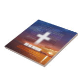Hij is Risen - Pasen Tegeltje (Zijkant)