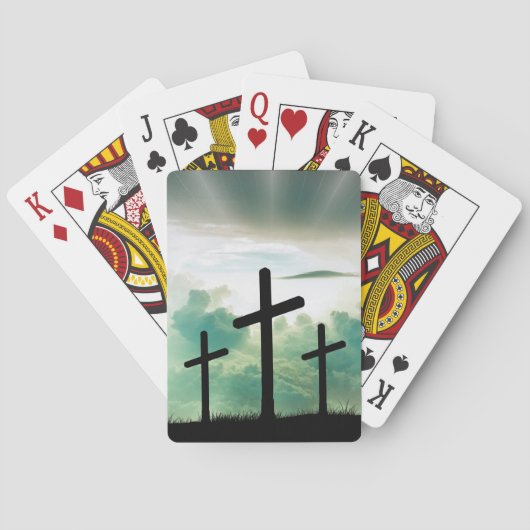 Hij is Risen Pokerkaarten (Achterkant)