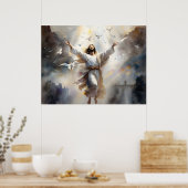 Hij is Risen Poster (Keuken)