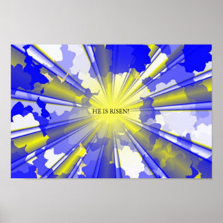 HIJ IS RISEN! POSTER