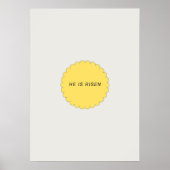 Hij is Risen Poster (Voorkant)