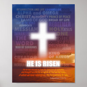 Hij is Risen Poster