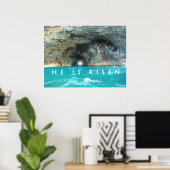 Hij is Risen Poster (Thuiskantoor)