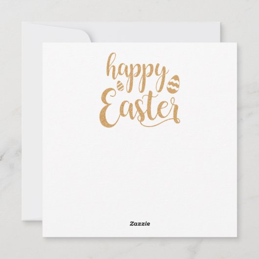 HIJ IS RISEN Religious Easter Greetings  Feestdagenkaart (Achterkant)