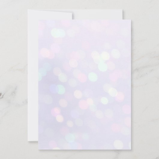 Hij is Risen Religious Easter waterverf Floral Aankondiging (Achterkant)