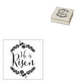 Hij is Risen Rubberstempel (Gestempeld)